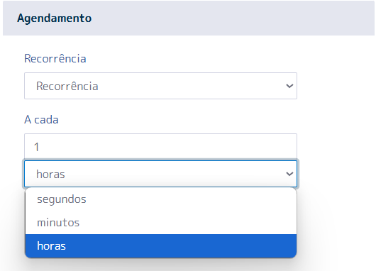 Interface de Agendamento