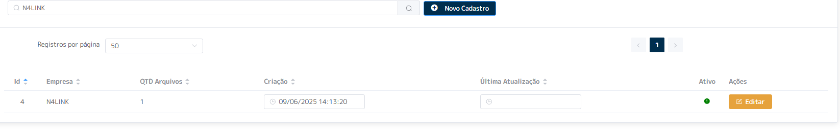 Interface de Upload de Arquivos